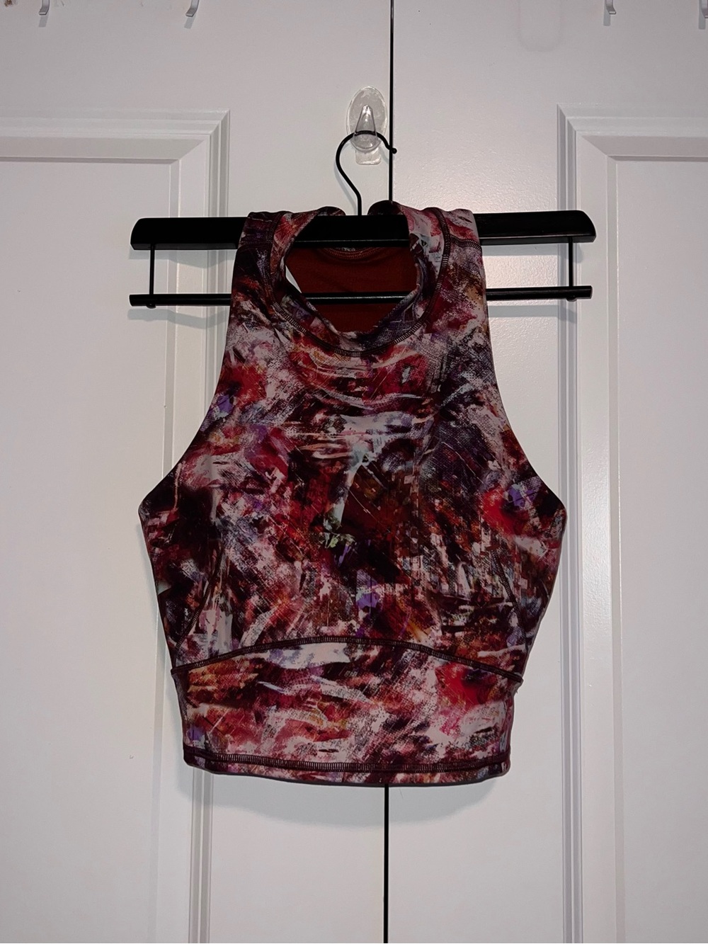 Lululemon Everlux and Mesh Cropped Tank, Size 8